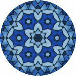 Blue Circle Rug