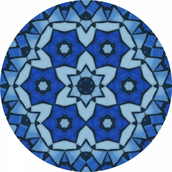 Blue Circle Rug